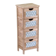 Truhe der Schubladen 4 Schubladen Antwerpen CM30x23xh77