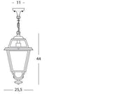 E27 -Suspension Eleganz -Graphitlinie