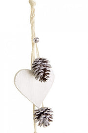 8x String Ilia Cuore 55 cm Perlato