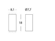 Anwendung 6W+6W LED 4000k Sirio Caffe Line