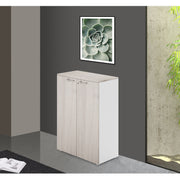 Büroschrank Zwei Türen mit Gewächshäusern mit Farbe Olmo Farbe H129x90x45cm