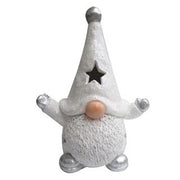 Santa Claus Resin White mit hellem CM26.5x19.5H38
