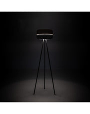 Rosenmetall und graue Sts Metall gemahlene Lampe