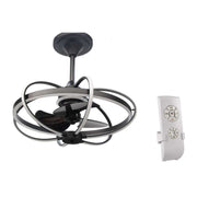 LED -Kronleuchter mit Lüfter und Fernbedienung 86 cm