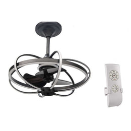 LED -Kronleuchter mit Lüfter und Fernbedienung 86 cm