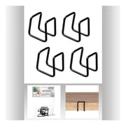 Ganci für Black Metall -Regal -Set von 4