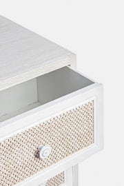 Tasche 5 Schubladen Montiel antiker weißer rustikaler Stil 72,5H cm