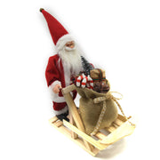 Santa Claus Stoff mit rotem Geschenkschlitz CM33X12H30