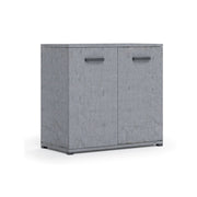 Multi -Use -Holzmöbel für zementgraues Interieur 90xH80x45 cm