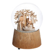 Glasball mit Carillon Natural Nativita CM10x10H14.5