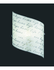 Signaglas weiß weiße Dekorationen Signature Triobeleuchtung