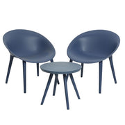 Marbella Wohnzimmer 3 Stück blau