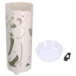 Metallmantel Metall Cream Round Dog Cmø19H49