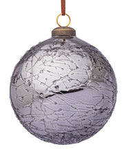 D100mm graue Glacia -Glaskugel