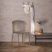 4x Similuio -Stuhl und hellgrauer Sitz 49x56x82H CM