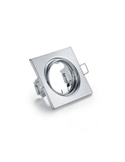 Quadratisch gebaut -in Spot Jura 1xgu10 Chrom 8x8 cm Triobeleuchtung