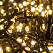 Weihnachtsleuchte Kette für externe Dekorationen, 500 goldene LEDs