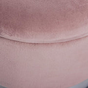 Set von zwei modernen Poufs Öffnen grau grau grau