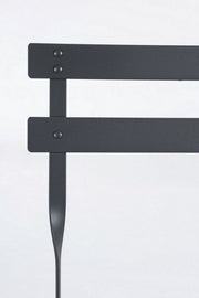 Gartenset Bistrot Antracit Bizzotto Stühle Tisch