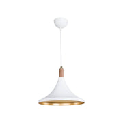 Kano White Gold Suspension Lampe ASZ1563 Effez