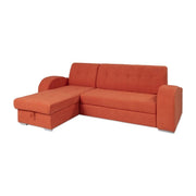 Winkelsofa Alyssa Halbinsel Reversible Orange 247x157