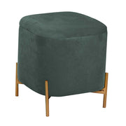 Pouf Green Velvet Sage CM38X38H45