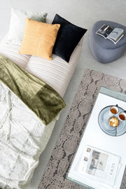 Grauer Teppich Delhi 200 x 300 cm