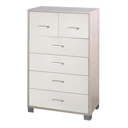 Sear Sear Beatier Six Draws Olmo Bianco 70x41x H112 cm