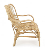 Outdoor -Sofa in Rattan zwei Sitze Clarita 119x83x H87 cm