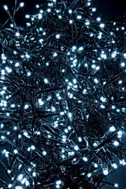 6x Cluster768L Weiß 3mm grüner Faden IP44