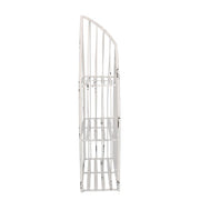 Weißes Metallregal 3 Böden CM29X12H55