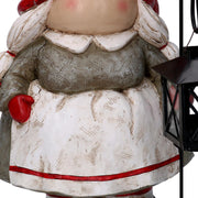 Gnomharz mit roter Laterne CM27.5x22H39