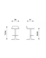 Polypropylenhocker - Fred