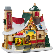 Lemax Santa's Chalet - Santa Claus Chalet für das Weihnachtsdorf