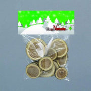 Naturholzkreise für Weihnachtslisten 100 Gramm