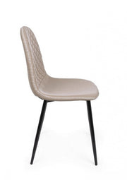 Speisesatzuhl in Tortora Tortora Amanda 45x54x H87 cm