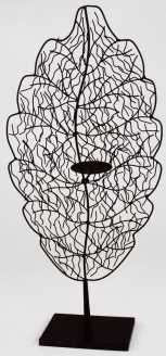 Dark Iron Halter Blatt YF-8414cm. 38 x 21 H 82