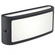 Die -cast -Aluminiumapplikation mit Opal -thermoplastischer Diffusor - Hot Light 3000 ° K - 10W - 840 Lumen - IP54 Graphit