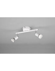 Double Lamp Spot Gu10 Bianco Bianco des Beleuchtungstrios.