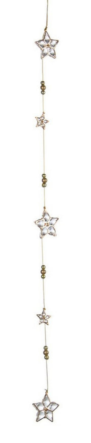 8x Kette 5f Angelika Star Gold Gold