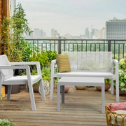 Emily Lounge Bianco Keter Freizimmerset im Freien