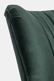 Vintage -Holz -Samtkuh