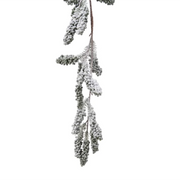 Ghirlanda Green Beeren mit Schnee H120 cm