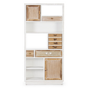 Eloise Library 3 Türen 3 Holzschubladen 180h CM