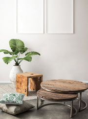 Helen Silver Leder Teppich