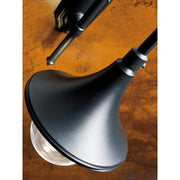 Lampione 2 Lichter sterben Sterbungsstruktur von Rost Aluminium H.230 cm