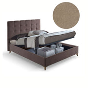 Doppelbett Clup Clup Monaco Tortora Stoff