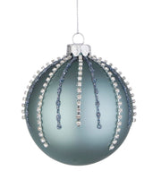 Elfenbein Elfenbein Glaskugel 8 cm