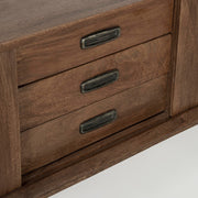 Fernsehschrank 2 Türen 3 Schubladen Sherman Vintage