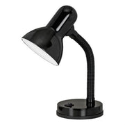 Tischlampe für das Studium, das Lesen und ein verstellbares Büro mit E27 Basic -Angriff, schwarze Farbe.